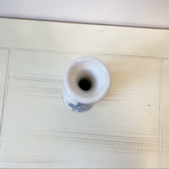 Portugal Blue White Porcelain Story Vase Pottery - Picture 8 of 9